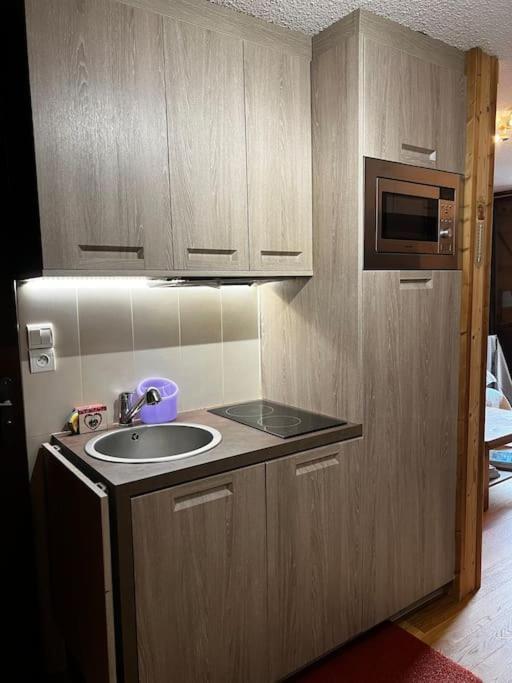 Appartement La Clusaz Avec Terrasse Sur Les Pistes De Ski Манигод Екстериор снимка